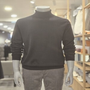 란찌 검정 메리노울혼방 터틀넥 스웨터LAKA25T0209 ECJ 721798_LAKA25T0209_이미지