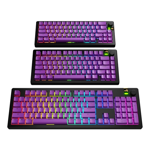 글로리어스 GPBT Basics 키캡 세트 (Epic Purple)_이미지