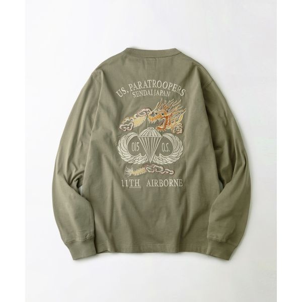 코오롱 시리즈 아웃스탠딩 MIL LONG SLEEVESOUVENIR_KHAKI GRAY 382074