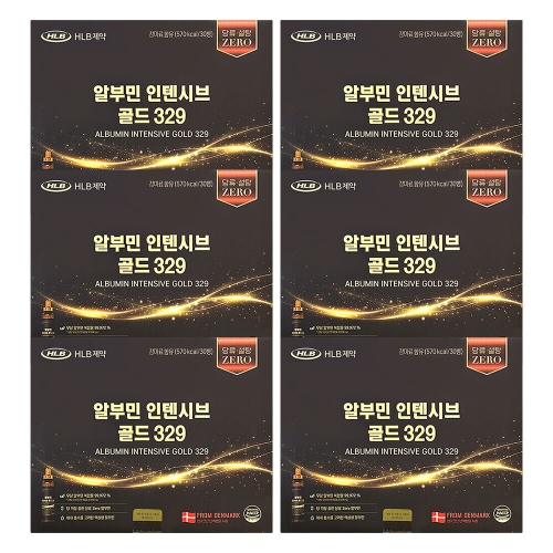 HLB제약 알부민 인텐시브 골드 329 30병 (6개)_이미지