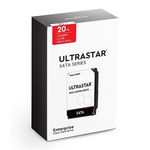 Western Digital Ultrastar DC HC560 박스 패키지 7200/512M WUH722020BLE6L4 (2x20TB)_이미지