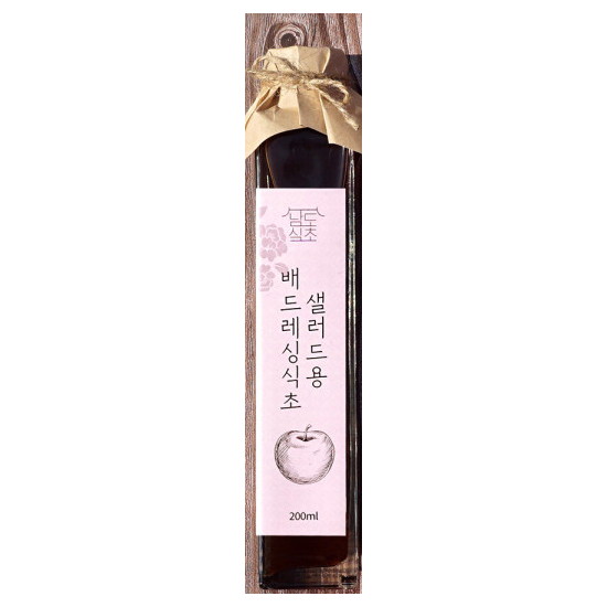 남도식초 하화숙 천연발효 배 드레싱식초 200ml (5개)_이미지