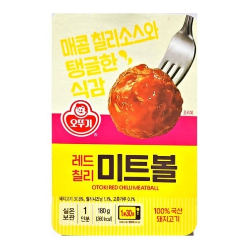 오뚜기 오즈키친 레드칠리 미트볼 180g (5개)