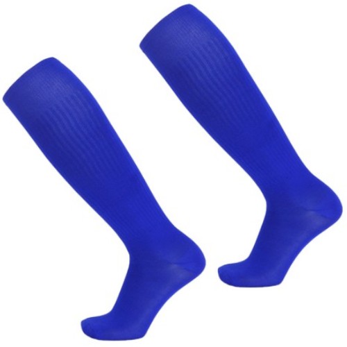 SNF 심플 단색 컬러 두꺼운 축구양말 2족 (블루)_이미지