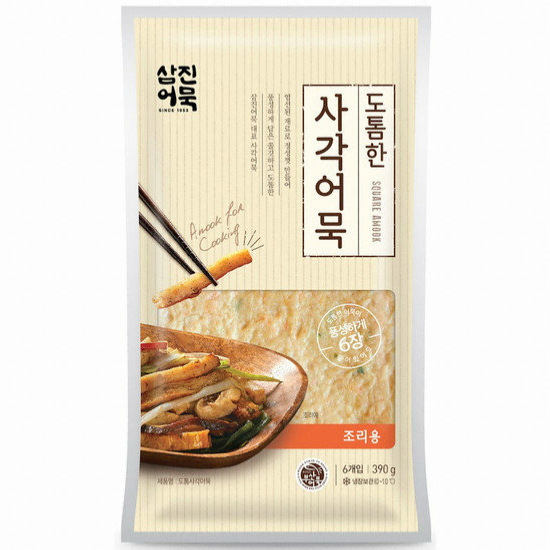 삼진어묵 도톰한 사각어묵 390g (1개)_이미지
