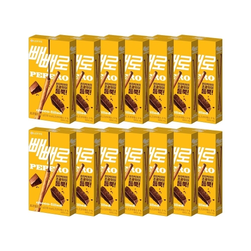 롯데제과 초코필드 빼빼로 45g (14개)