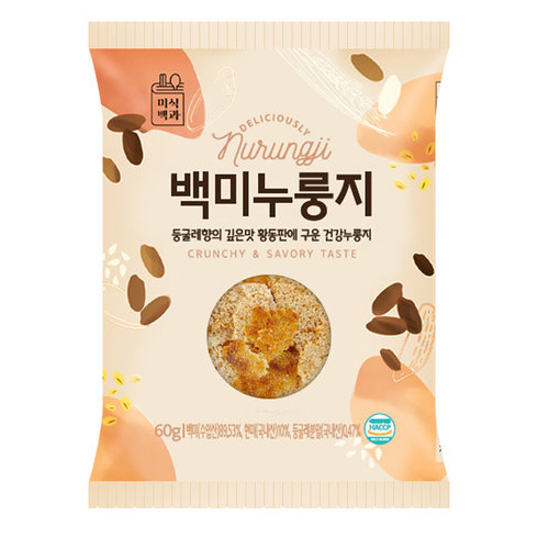 아람농가 미식백과 백미 누룽지 60g (30개)_이미지