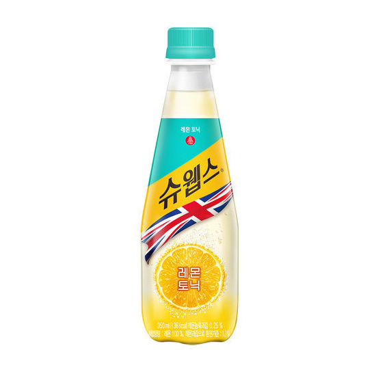 코카콜라음료 슈웹스 레몬토닉 350ml (1개)