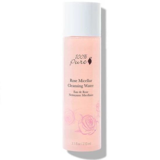 100프로퓨어 로즈 미셀라 클렌징워터 210ml (1개)_이미지