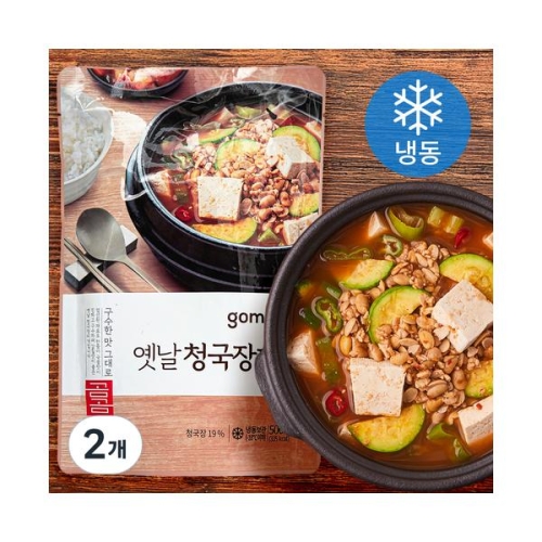 곰곰 옛날식 청국장찌개 500g (2개)