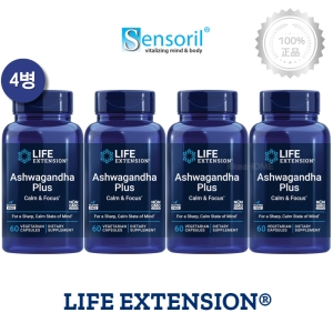 라이프익스텐션 아슈와간다 플러스 60캡슐 (4개)_이미지