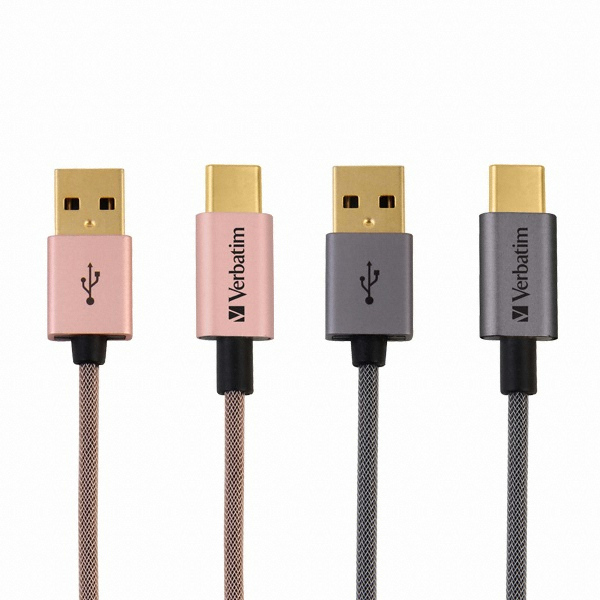 버바팀 USB2.0 C타입 to A 메탈릭 케이블 (1.2m)_이미지