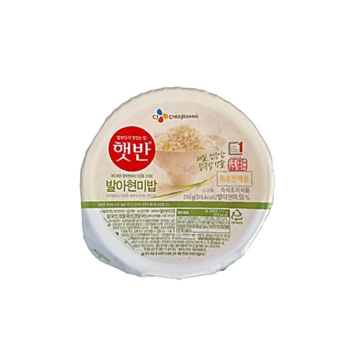 CJ제일제당 햇반 발아현미 210g (72개)