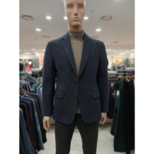 크로커다일 남성/ 강서NC 겨울 소프트 울라이크 져지 콤비 자켓 AAJK4101 차콜 98 95