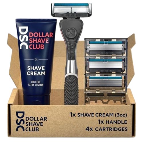 Dollar Shave Club 6중날 (해외구매, 면도기1개+날3개+쉐이브)_이미지