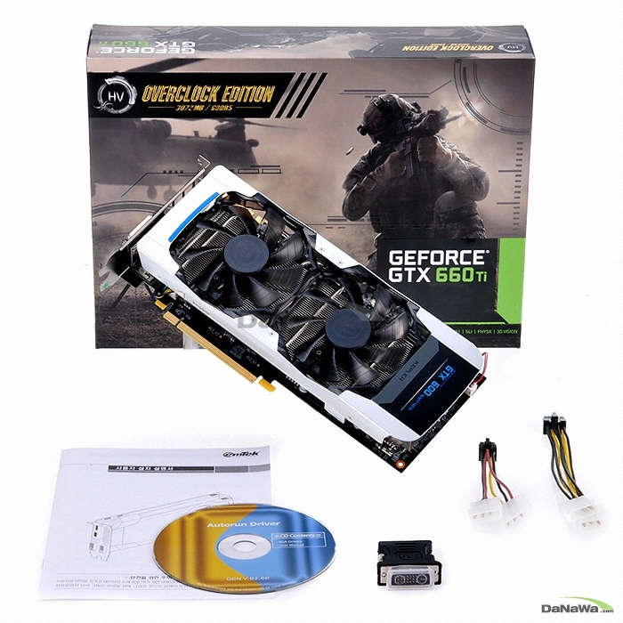 이엠텍 HV 지포스 GTX660 TI OverClock Edition D5 3GB DUAL FAN_이미지