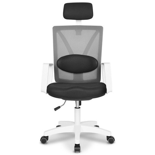 힐링체어 고급 화이트바디 대요추헤더형 책상의자 T800W-WH