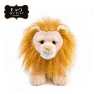  FAO 슈와츠 골드 아빠사자 무릎 인형 [38cm]