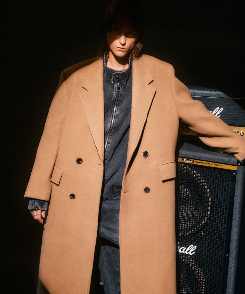 질스튜어트뉴욕 오버핏 더블 코트 JNCO3D701CM_이미지