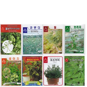 참쉬운수경재배 허브씨앗13종/물냉이/라벤더/로즈마리/세이지/보리지/_이미지
