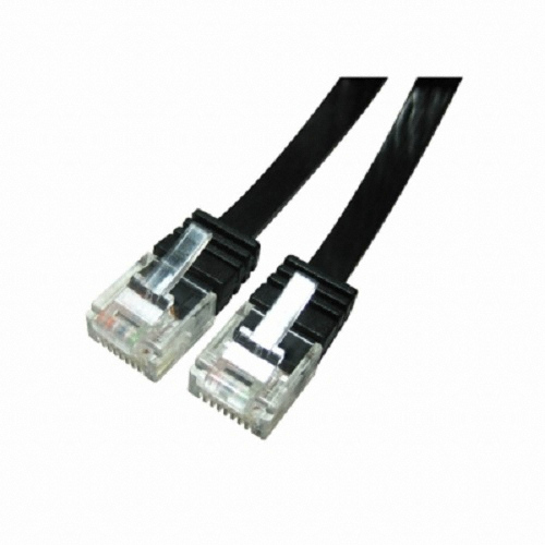 라인업시스템 LANSTAR LS-F6-UTPD CAT.6 UTP 평면 랜케이블 (0.5m)_이미지