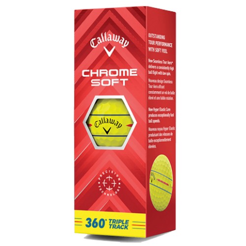 캘러웨이 크롬소프트 360 트리플트랙 (컬러공, 120개)_이미지