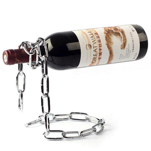 와인앤쿡 소믈리에 실버 체인 와인거치대