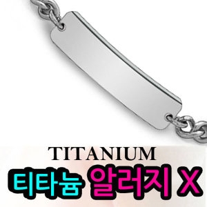 골드앤실버 치매 티타늄 팔찌