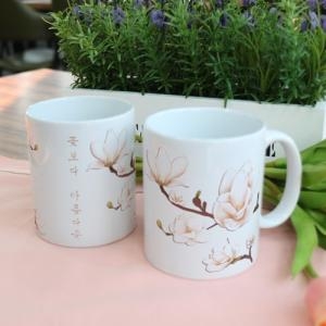 디자인머그컵 아름다운꽃