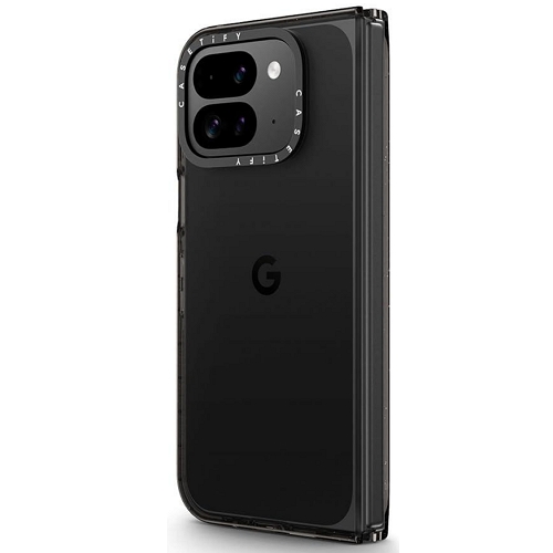 CASETIFY 픽셀 9 프로 폴드 클리어 블랙 임팩트 케이스 (해외구매)_이미지