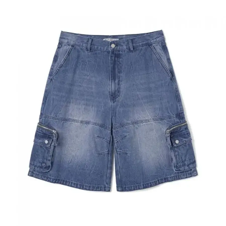 ARCHIVE 하드택 스냅 버뮤다 팬츠 아이스 블루 416061