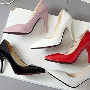 펌프스 에나멜 구두 스틸레토 P918-WFB57B2