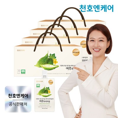 천호엔케어 유기농 여주 프리미엄 100ml 30포 (4개)_이미지