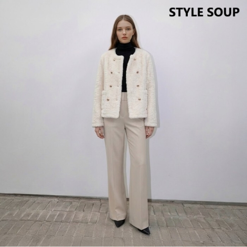 동광인터내셔날 스위트숲 SOUP SOUP 백 밴딩 냅핑 슬랙스 SBRLPG1