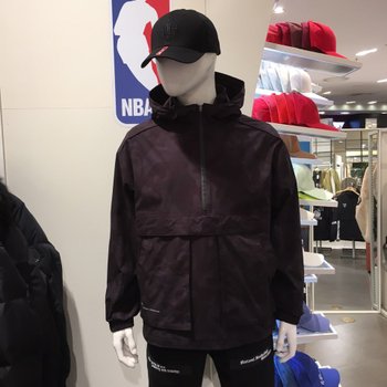 엔비에이(NBA) MIL BUCKS 레터프린트 아노락 N211JP154P_이미지