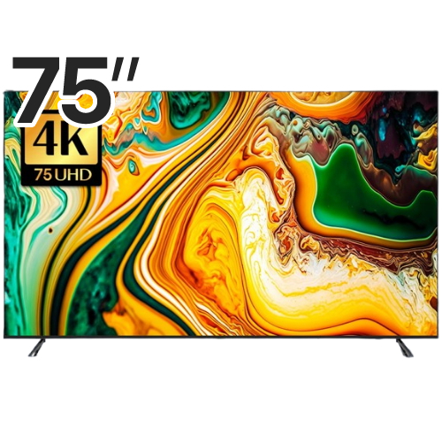 아바 4K HDR PRO 75인치 제로베젤 UHD TV (스탠드)_이미지