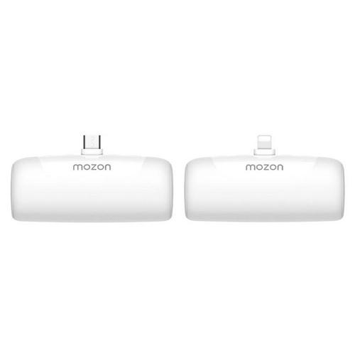 모즈온 일체형 미니 도킹형 보조배터리 SPE-PA5GPQCP 5000mAh (C타입+8핀, 2개)_이미지