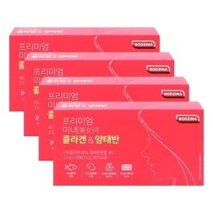  로지나 프리미엄 미녀의 양태반 콜라겐 2.5g 30포 [4개]