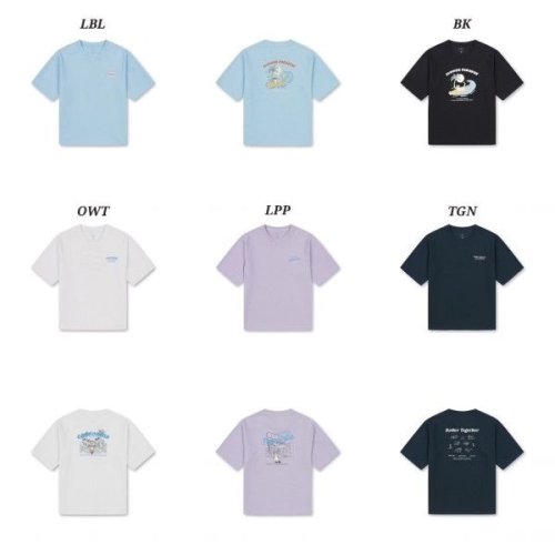 폴햄키즈 시원한쿨소재패밀리반팔티 pke2ts3470A 37011_PKE2TS3470A