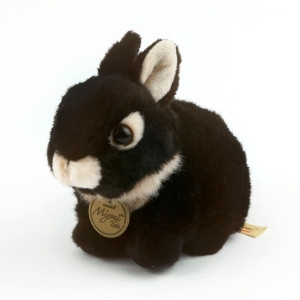 오로라월드 MIYONI 미요니 아기토끼 인형_블랙 18cm -검정토끼 봉제인형 장식 선물_이미지