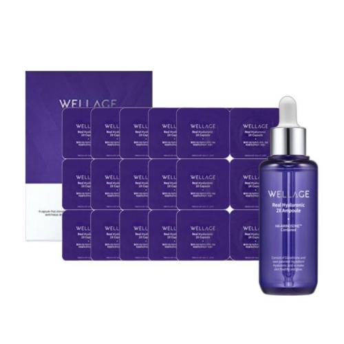 웰라쥬 시즌3 리얼 히알루로닉 히알루론산 투엑스 2X 캡슐+앰플 (20mg 30개+70ml 1개)_이미지