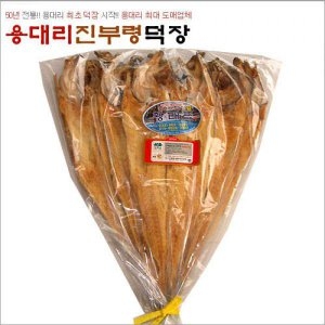 진부령덕장 용대리 진부령 덕장 황태포 5마리 44ㅡ46cm