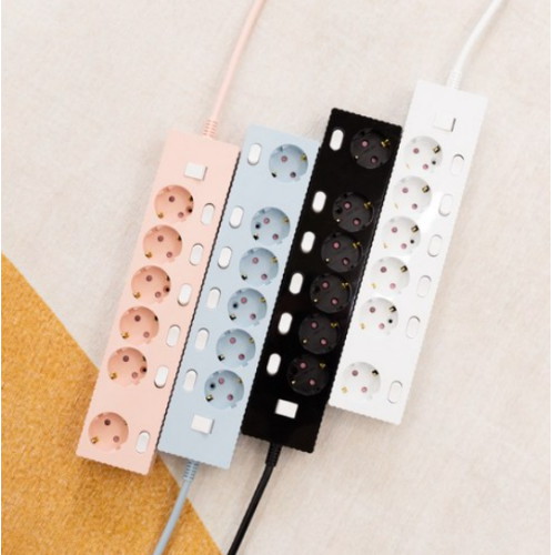 천하지엘씨 파워존 웨이브 띄운탭 6구 16A 메인 개별스위치 자동소화 멀티탭 (3m)_이미지