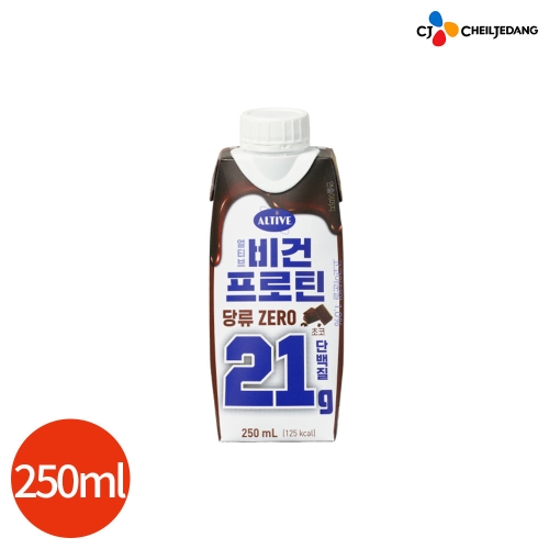 CJ제일제당 얼티브 비건프로틴 초코 250ml (5개)_이미지