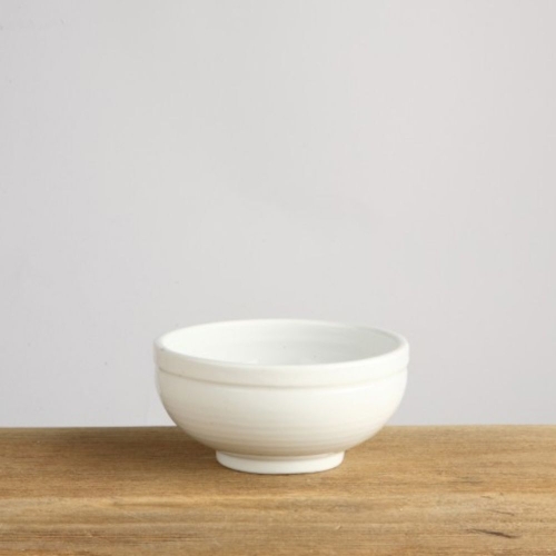 이진 떡살백자 대접 13cm