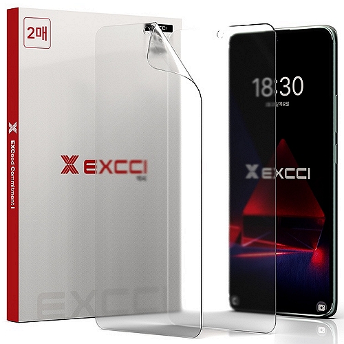 EXCCI 샤오미 레드미 노트14 프로 지문방지 전면 우레탄 보호필름 (액정 2매)_이미지