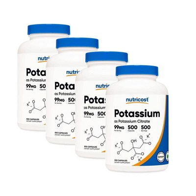 뉴트리코스트 칼륨 99mg 500캡슐 (4개)
