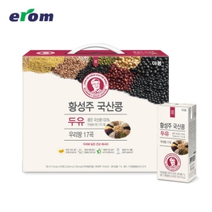 이롬 황성주 국산콩 두유 우리땅 17곡 190ml (100개)_이미지