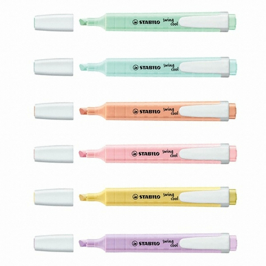 스타빌로 스윙쿨 파스텔 형광펜 (10개)_이미지