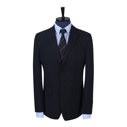 지이크 울 블렌디드 투톤 수트 자켓 네이비 PJJAH2015 H